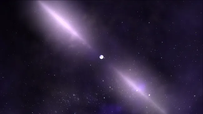 illustration-of-a-pulsar-in-space