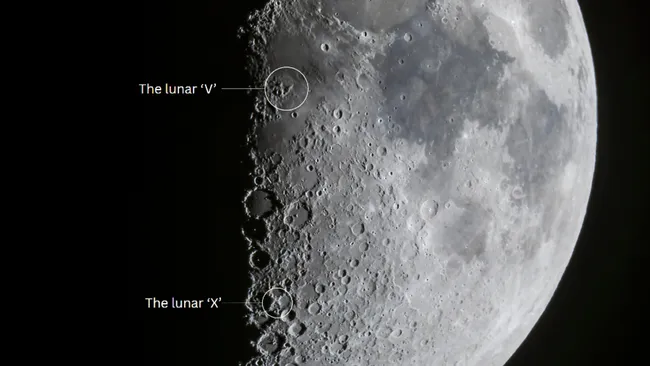 See the Rare Lunar “X” and “V” Appear on the Moon Tonight — A Celestial Illusion Explained