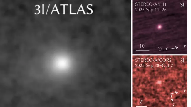 Interstellar Comet 3I/ATLAS Baffles Scientists With Rapid Brightening Near the Sun